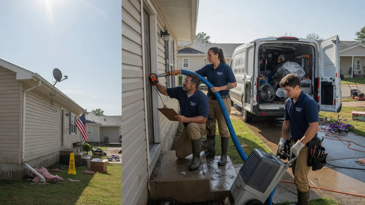 Ceiling Water Damage Restoration in Garden City, SD near me